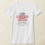 Camiseta Desco Bachelorette Weekend Party Retro 70s rosa<br><div class="desc">Camisa temática do Disco de Disco de vamos Go Girls Bachelorette que você pode personalizar facilmente para seu fim de semana de diversão com as garotas antes do voto. Aprecie suas meninas com estas camisetas simples e modernas. Perfeito para outros eventos especiais e aniversários</div>