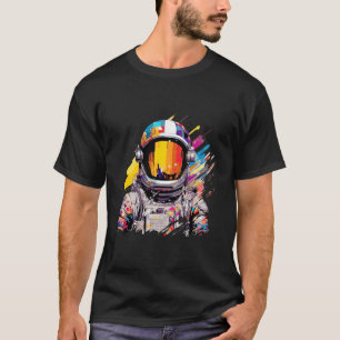 Camiseta Descoberta Astronauta de Aventura Mundial do Espaç