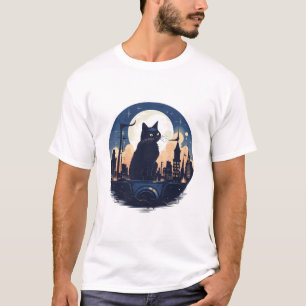 Camiseta Descoberta da Cidade da Bela Animal de Cat