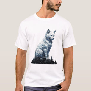 Camiseta Descoberta da Cidade da Bela Animal de Cat