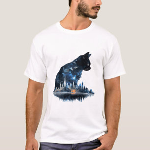 Camiseta Descoberta da Cidade da Bela Animal de Cat