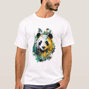 Camiseta Descoberta de Beleza da Vida Selvagem do Mundo Ani