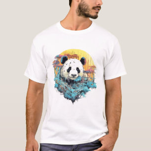 Camiseta Descoberta de Beleza da Vida Selvagem do Mundo Ani
