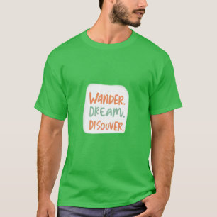 Camiseta Descoberta de Sonho Maravilha
