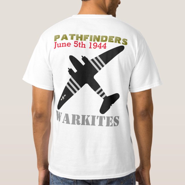 Camiseta Descobridores do C-47 de Warkites (Verso)