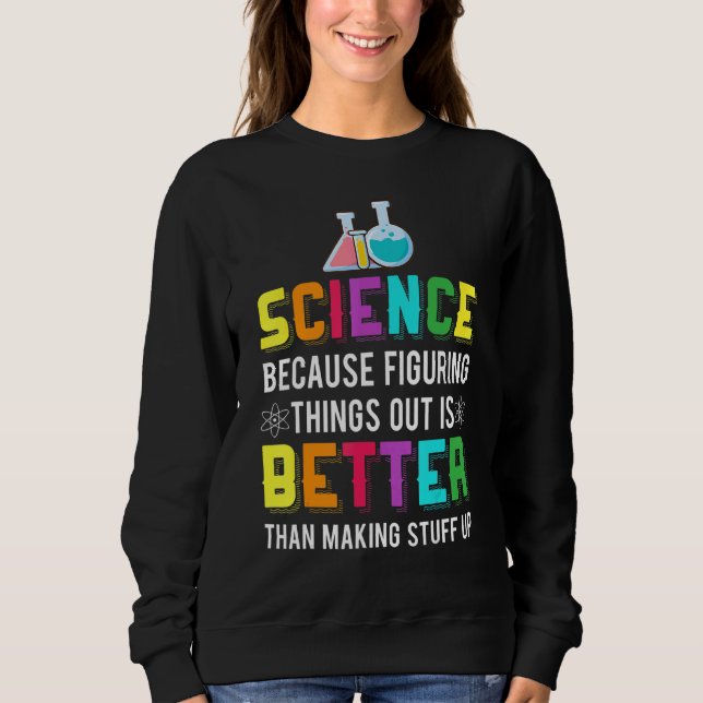 Camiseta Descobrir É Melhor Química Científica (Frente)