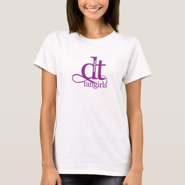 Camiseta Descolamento absoluto Fangirl (ROXO) (Frente)