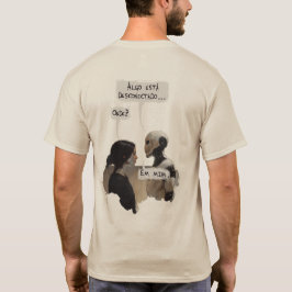 Camiseta Desconectado (com frase) Verso