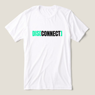 Camiseta Desconectar Tipografia Negrito