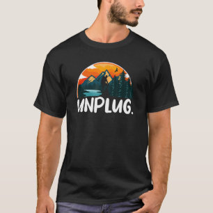 Camiseta Desconecte a vinheta retrátil de desvio do Roupa H