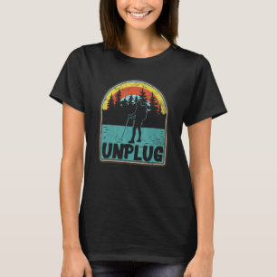 Camiseta Desconecte o entusiasta do Roupa Hiker de Hiperlig