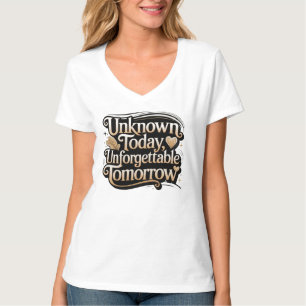 Camiseta Desconhecido Hoje, Inesquecível Amanhã