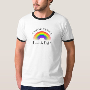 Camiseta Desconte-me dah de Howboh da parte externa?