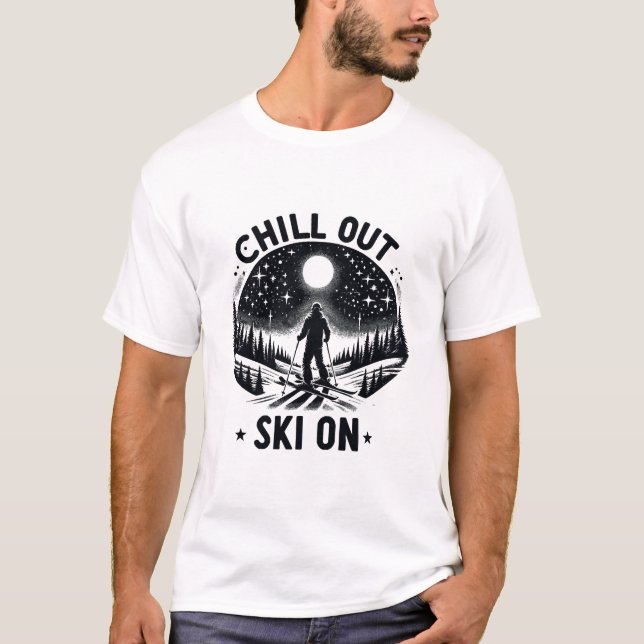 Camiseta Descontrair Esqui em (Frente)