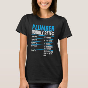 Camiseta Descrição De Serviços Com Taxa Horária De Canaliza