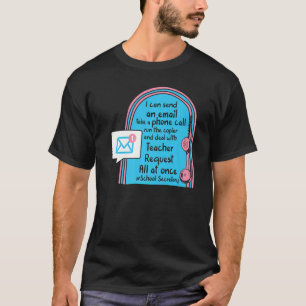 Camiseta Descrição do Cargo de Secretário Escolar Administr