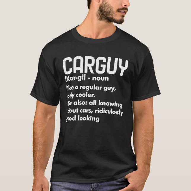 Camiseta Descrição do Carguy (Frente)