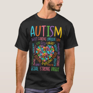 Camiseta Descrição do Quebra-Cabeça de Conscientização sobr