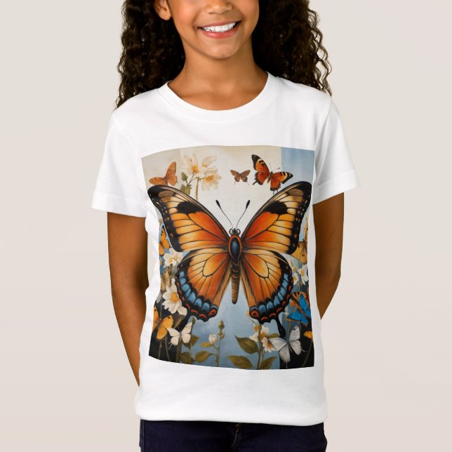 Camiseta 🎨 Descubra a Beleza da Arte Tradicional - B-FLY (Frente)