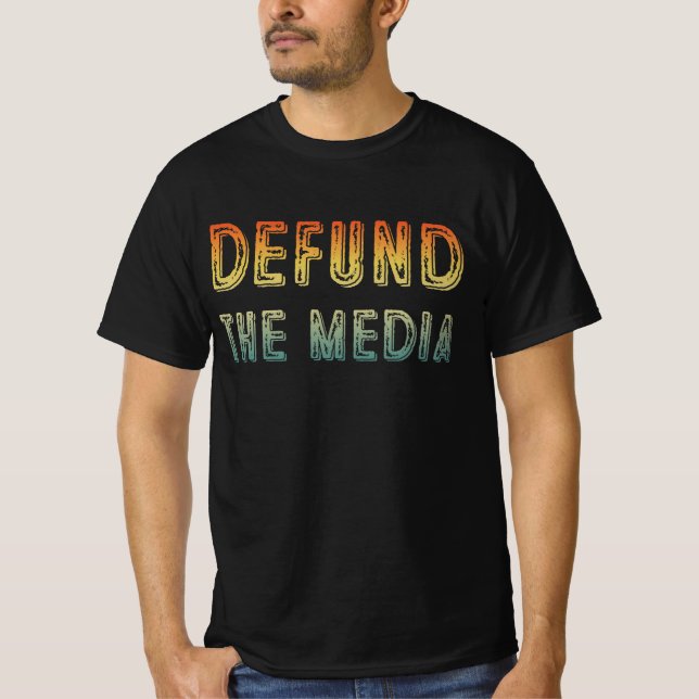 Camiseta descubra a mídia (Frente)