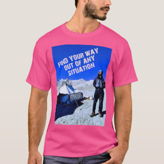 Camiseta Descubra a saída de qualquer situação ativa