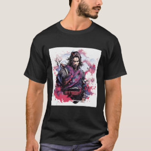 Camiseta Descubra O Flor Samurai Onde A Moda Reina 1
