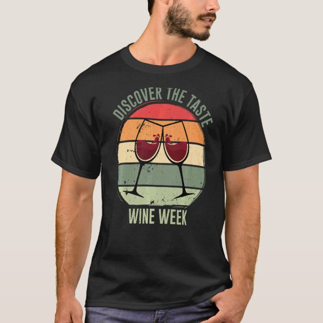 Camiseta Descubra O Sabor Do Vinho (Frente)