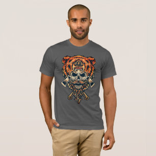 Camiseta Descubra o seu espírito aventureiro: o Urso do Lum