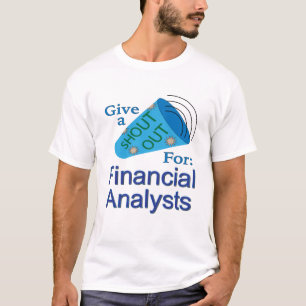Camiseta Descubra os analistas financeiros
