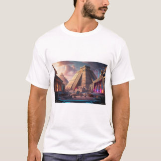 Camiseta 🌟 Descubra os mistérios das pirâmides egípcias