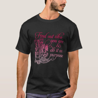 Camiseta Descubra Quem Você É Faça Por Propósito Roupas Vin