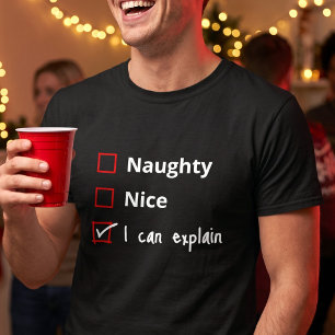 Camiseta Desculpa da Lista de Travessos do Papai Noel - Cri