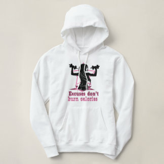 Camiseta Desculpas não queimam calorias