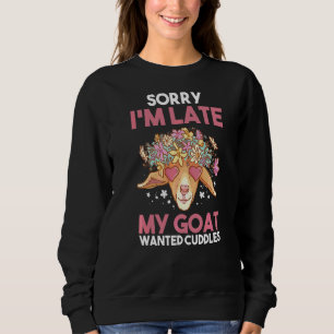 Camiseta Desculpe, Atrasei Meu Gato Queria Cudddles