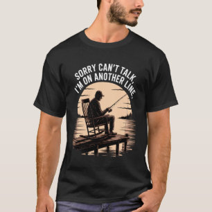 Camiseta Desculpe Canu2019t Falar Estou Em Outra Linha Dock