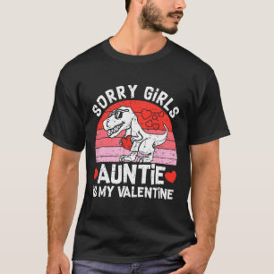 Camiseta Desculpe Crianças Meninas Tia É Meu Namorado Bebê