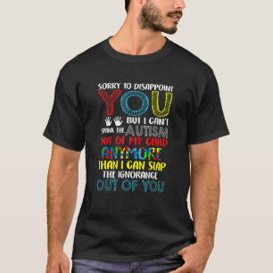 Camiseta Desculpe desapontá-lo. Não consigo me esmagar.