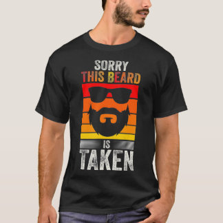 Camiseta Desculpe, essa barba é tirada como Namorado engraç