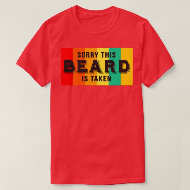 Camiseta Desculpe, Essa Barba Está Engraçada. (Frente do Design)