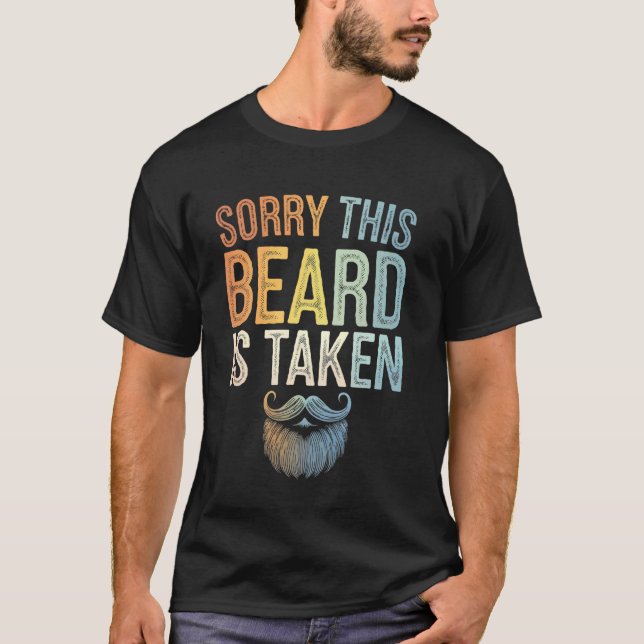Camiseta Desculpe Esta Barba Está Ocupada (Frente)