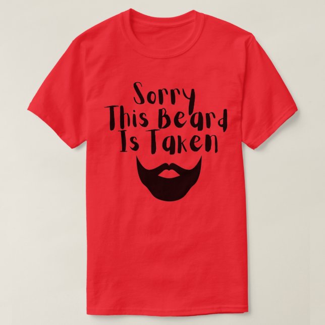 Camiseta Desculpe, Esta Barba Foi Levada 9 1 (Frente do Design)