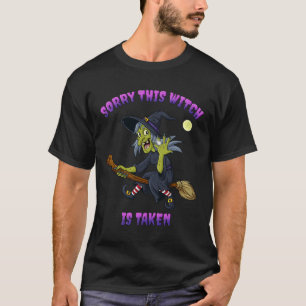 Camiseta Desculpe Esta Bruxa É Levada Para O Presente De Ha