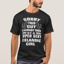 Camiseta Desculpe Esta Cara é tirada pela sexy islandesa
