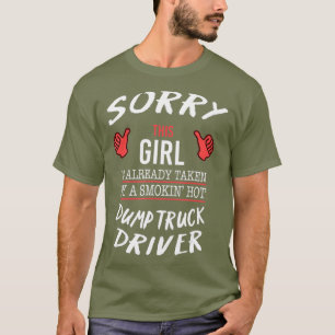 Camiseta Desculpe Esta Menina Tirada Por Um Motorista De Ca