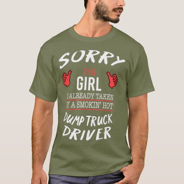 Camiseta Desculpe Esta Menina Tirada Por Um Motorista De Ca (Frente)