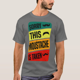 Camiseta Desculpe este bigode ter uma ideia excelente engra