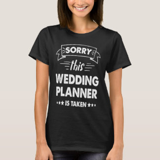 Camiseta Desculpe Este Planejador De Casamento.