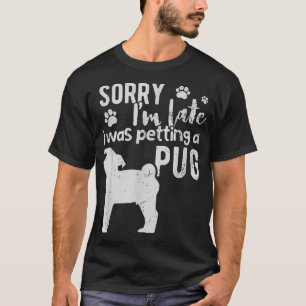 Camiseta Desculpe, estou atrasado