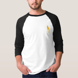 Camiseta Desculpe, estou atrasado, meu gato estava sentado