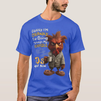 Camiseta Desculpe, estou irritado, estou passando pelos meu